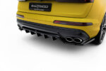 Maxton rear splitter (with vertical bars) for Audi SQ7 Mk2 (4M) Facelift
