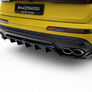 Maxton stražnji splitter (with vertical bars) za Audi SQ7 Mk2 (4M) Facelift