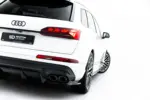 Maxton rear splitter (with vertical bars) for Audi SQ7 Mk2 Facelift 2