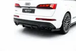 Maxton rear splitter (with vertical bars) for Audi SQ7 Mk2 Facelift 2