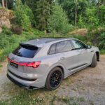 Maxton rear splitter (with vertical bars) for Audi e-Tron S-Line