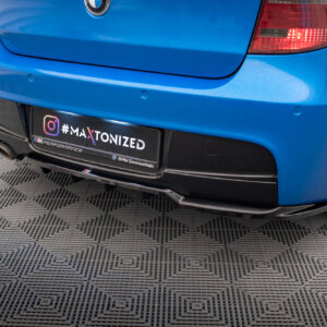 Maxton stražnji splitter (s vertikalnim šipkama) za BMW 1 M-Pack E87 Facelift