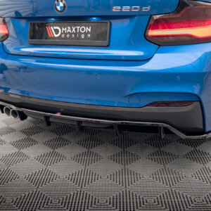 Maxton stražnji splitter (s vertikalnim šipkama) za BMW 2 M-Pack F22