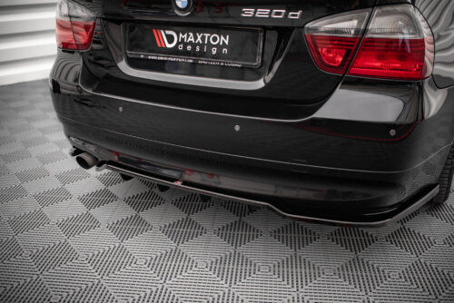 Maxton rear splitter (with vertical bars) for BMW 3 Sedan E90