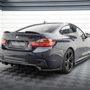 Maxton rear splitter (with vertical bars) for BMW 4 Coupe / Gran Coupe / Cabrio M-Pack F32 / F36 / F33