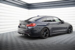 Maxton rear splitter (with vertical bars) for BMW 4 Coupe / Gran Coupe / Cabrio M-Pack F32 / F36 / F33