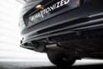 Maxton rear splitter (with vertical bars) for BMW 6 Coupe / Cabrio E63 / E64
