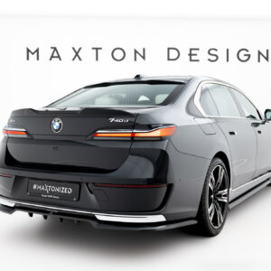 Maxton stražnji splitter (s vertikalnim šipkama) za BMW 7 G70