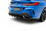 Maxton rear splitter (with vertical bars) for BMW 8 Coupe M-Pack G15