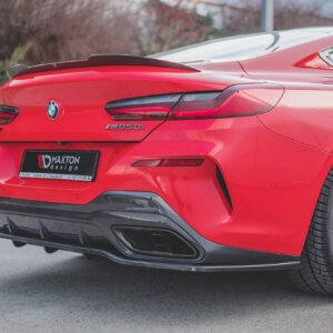 Maxton stražnji splitter (s vertikalnim šipkama) za BMW 8 Coupe M-Pack G15