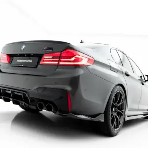 Maxton rear splitter (with vertical bars) for BMW M5 F90 / F90 Facelift