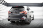 Maxton rear splitter (with vertical bars) for BMW X3 M-Pack G01 Facelift
