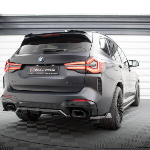 Maxton stražnji splitter (s vertikalnim šipkama) za BMW X3 M-Pack G01 Facelift