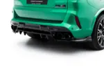 Maxton rear splitter (with vertical bars) for BMW X5 M F95 / F95 Facelift