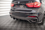 Maxton rear splitter (with vertical bars) for BMW X6 M-Pack F16
