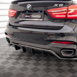Maxton stražnji splitter (s vertikalnim šipkama) za BMW X6 M-Pack F16