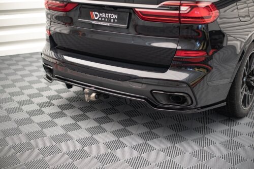 Maxton rear splitter (with vertical bars) for BMW X7 M-Pack G07