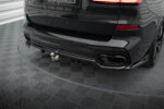 Maxton stražnji splitter (s vertikalnim šipkama) za BMW X7 M-Pack G07 Facelift