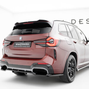 Maxton rear splitter (with vertical bars) for BMW iX3 M-Pack G08 Facelift