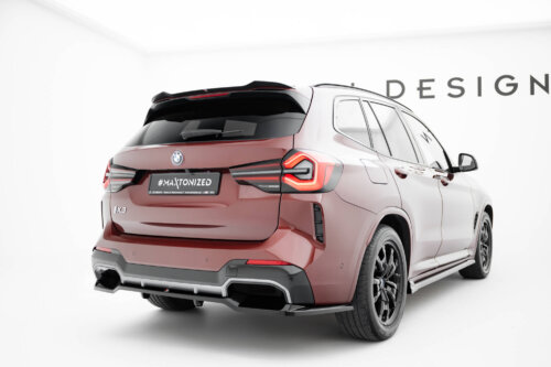 Maxton rear splitter (with vertical bars) for BMW iX3 M-Pack G08 Facelift
