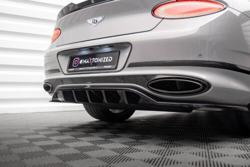 Maxton rear splitter (with vertical bars) for Bentley Continental Convertible GT Mk3