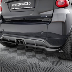 Maxton rear splitter (with vertical bars) for Brabus Smart Fortwo C451 Facelift
