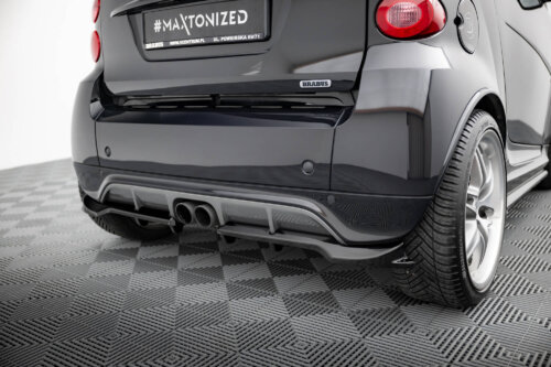 Maxton rear splitter (with vertical bars) for Brabus Smart Fortwo C451 Facelift