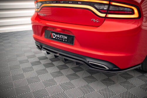 Maxton rear splitter (with vertical bars) for Dodge Charger RT Mk7 Facelift