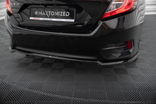 Maxton rear splitter for Honda Civic Mk10