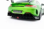 Maxton Rear Splitter (with vertical bars) + LED Mercedes-AMG GT R C190 Facelift