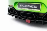 Maxton Rear Splitter (with vertical bars) + LED Mercedes-AMG GT R C190 Facelift