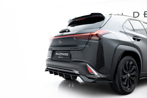Maxton rear splitter (with vertical bars) for Lexus UX F-Sport Mk1