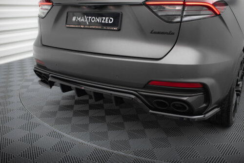 Maxton rear splitter (with vertical bars) for Maserati Levante Trofeo Mk1