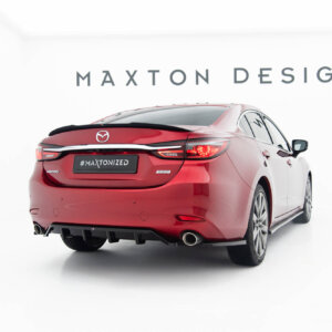 Maxton stražnji splitter (s vertikalnim šipkama) za Mazda 6 Sedan Mk3 Facelift