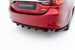 Maxton rear splitter (with vertical bars) for Mazda 6 Sedan Mk3 Facelift