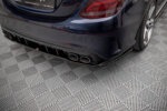 Maxton rear splitter (with vertical bars) for Mercedes-AMG C 43 Sedan W205 Facelift