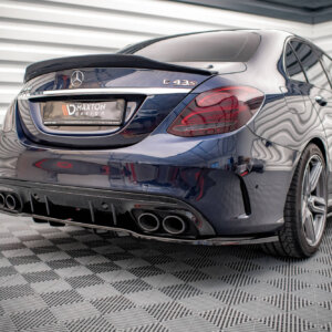 Maxton stražnji splitter (s vertikalnim šipkama) za Mercedes-AMG C 43 Sedan W205 Facelift