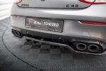 Maxton rear splitter (with vertical bars) for Mercedes-AMG C43 Coupe / Cabrio C205 Facelift / A205 Facelift