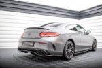 Maxton rear splitter (with vertical bars) for Mercedes-AMG C43 Coupe / Cabrio C205 Facelift / A205 Facelift