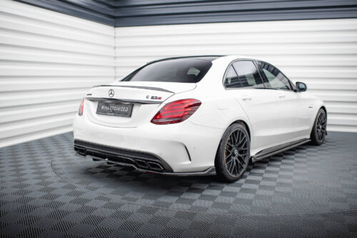 Maxton stražnji splitter (s vertikalnim šipkama) za Mercedes-AMG C63 Sedan / Estate W205 / S205