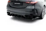 Maxton rear splitter (with vertical bars) for Mercedes-AMG C63 Sedan / Estate W206 / S206