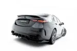 Maxton rear splitter (with vertical bars) for Mercedes-AMG C63 Sedan / Estate W206 / S206