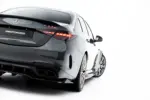 Maxton rear splitter (with vertical bars) for Mercedes-AMG C63 Sedan / Estate W206 / S206
