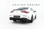 Maxton rear splitter (with vertical bars) for Mercedes-AMG CLA 35 / 45 Coupe / Shooting Brake C118 Facelift / X118 Facelift