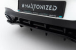 Maxton rear splitter (with vertical bars) for Mercedes-AMG CLA 35 / 45 Coupe / Shooting Brake C118 Facelift / X118 Facelift