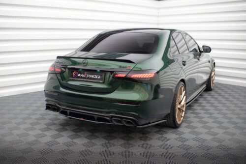 Maxton rear splitter (with vertical bars) for Mercedes-AMG E63 W213 Facelift