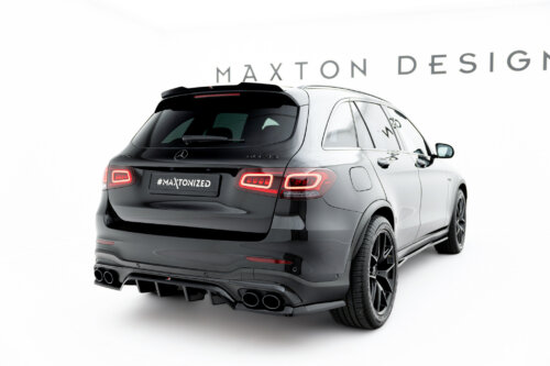 Maxton rear splitter (with vertical bars) for Mercedes-AMG GLC 43 SUV X253 Facelift
