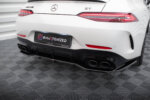 Maxton stražnji splitter (s vertikalnim šipkama) za Mercedes-AMG GT 43 4 Door Coupe V8 Styling Package X290