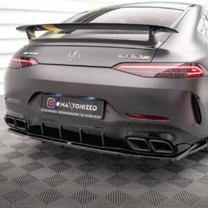 Maxton stražnji splitter (s vertikalnim šipkama) za Mercedes-AMG GT 63S 4 Door Coupe Aero X290