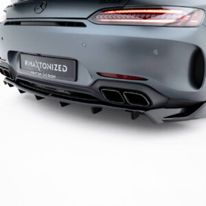Maxton stražnji splitter (s vertikalnim šipkama) za Mercedes-AMG GT C C190 Facelift